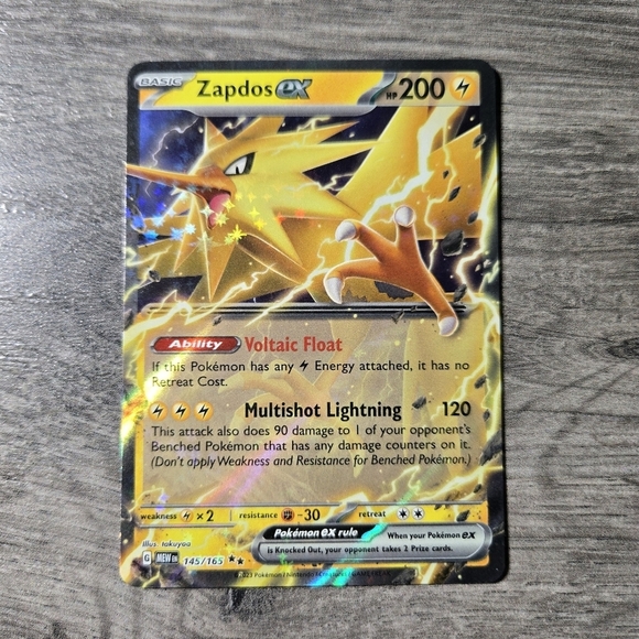 Pokemon Other - Zapdos ex #145 Pokemon Scarlet & Violet 151 Holo Card